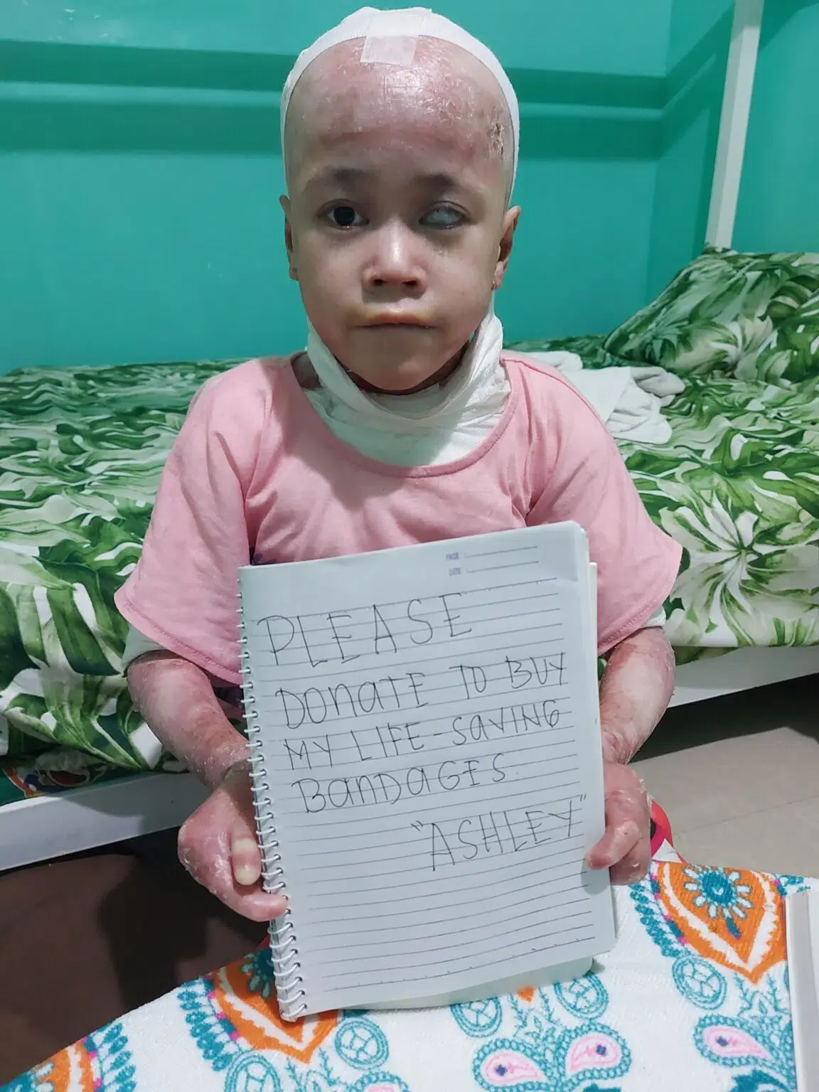 Ashley lives with pain no child should have to endure